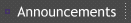 Announcements